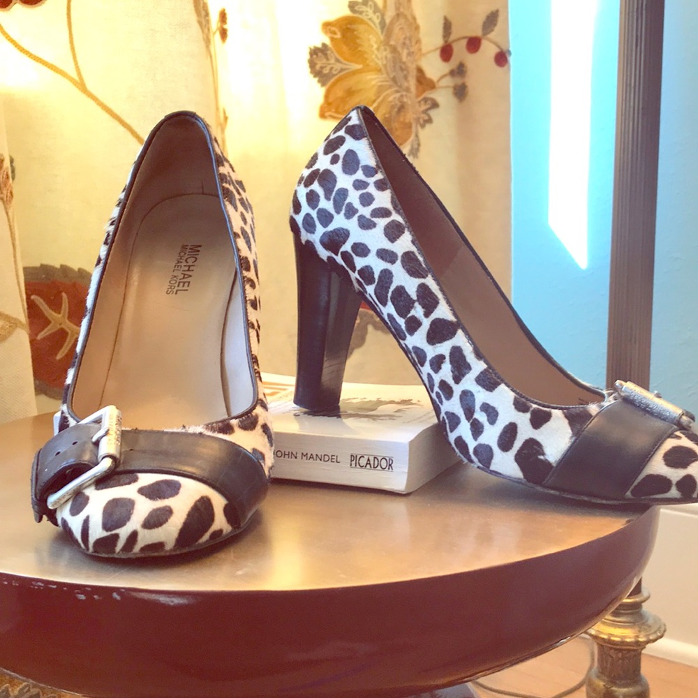 Fun and Fashionable Zebra Animal Hair Pumps